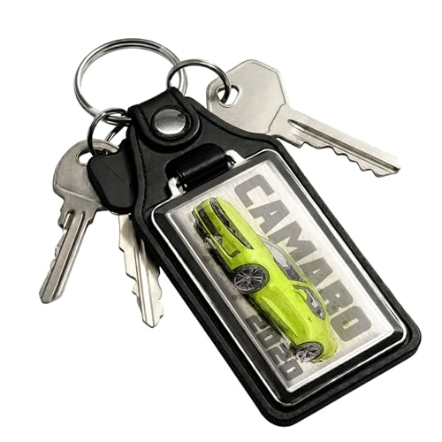 Image of Brotherhood Car Key Chain for Camaro - Classic Models Keychain for Men and Women Gift Key Ring - -