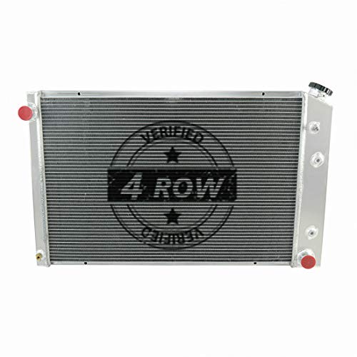 CoolingSky 4 Row Full Aluminum Radiator for 1973-1991 GMC Chevy C/K 10 20 30 Series Truck Suburban Jimmy Blazer & Multiple GM Cars