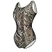 Hunting Camouflage Tree Women's One Piece Swimsuit Sports Bathing Suit Print High Cut Swimsuits M
