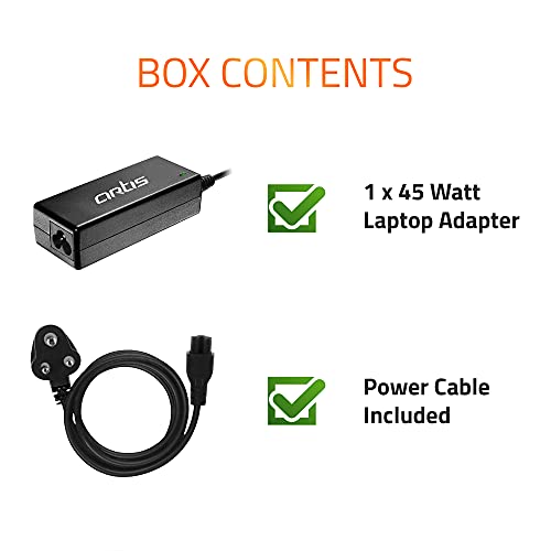 Image of Artis 45W USB Type C Compatible Laptop Adapter with Power Cable