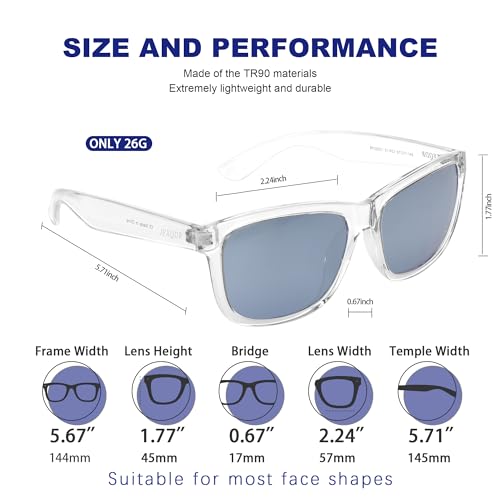 Polarized Sunglasses for Women and Men, Fishing Driving Sun Glasses UV Glare Protection RFS82013