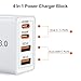 2-Pack 40W Fast Charger,2 Pack USB-C and 2 Pack Type C-C Fast Charging Cable,4-Port PD Power Adapter for iPhone 17/Pro/Pro Max/17 Air/ 16 Series/15 Series,iPad,AirPods,Watch,Samsung and More