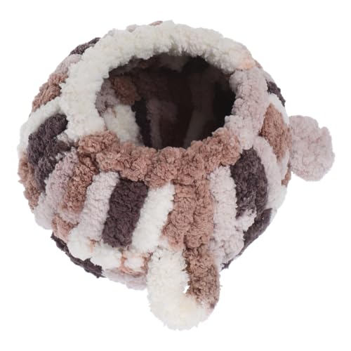 Operitacx 冬用あったか厚手バードネスト 小鳥用保温巣箱 パロットブリーディングボックス 中型インコ用ふわふわハウス バドギー コカチエル