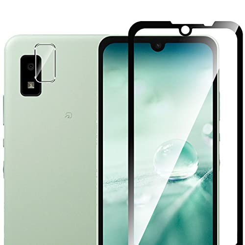 For AQUOS wish2 SH-51C AQUOS wish SHG06 SH-M20 ガラスフィルム+カメラフィルム旭硝子製 9H硬度 耐衝撃 高透過率 指紋防止 撥水撥油 気泡ゼロ AQUOS wish/wish2用液晶保護フィルム+レンズ保護フィルム