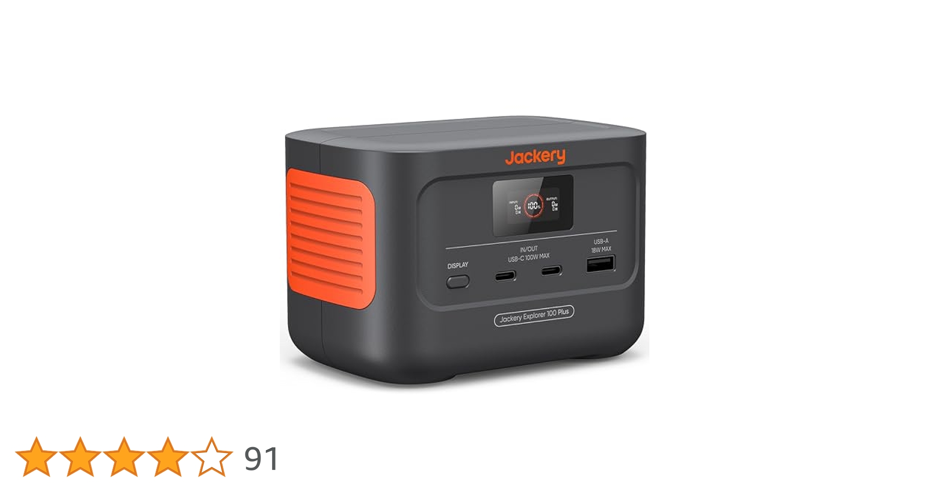 【新品未使用】Jackery Explorer 100 Plus Jackery Explorer 100 Plus Portable Power Station (E100Plus