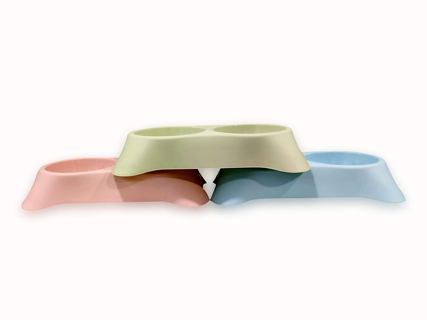 Pets Empire Cat Food Bowl,Cute Color Plastic Double Bowl cat and Dog Food Bowl pet Supplies (Buy 1 Get 1 Free) (Small, Pink)-150 ml (B08PF9PSM2) Amazon Price History, Amazon Price Tracker