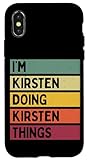 Photo Gallery custodia per iphone x/xs citazione personalizzata divertente i m kirsten doing kirsten things Photo Gallery custodia per iphone x/xs citazione personalizzata divertente i m kirsten doing kirsten things