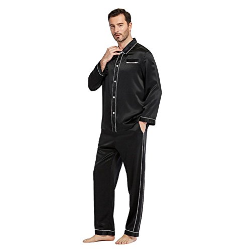 LilySilk Silk Pajamas Set for Men Christmas Most Comfortable Sleepwear