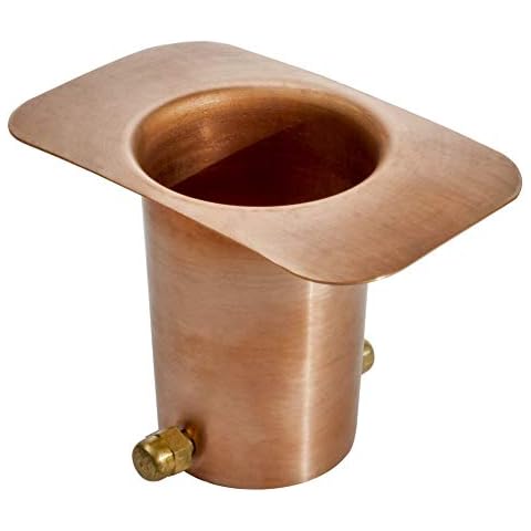 Monarch Rain Chains Copper Gutter Adapter Cover