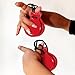 2 Pairs/4pcs Spanish Castanets Black and Red Wooden Castanets Spanish Hand Percussion Instruments Finger Castanets Wooden Castanets for Kids Adults