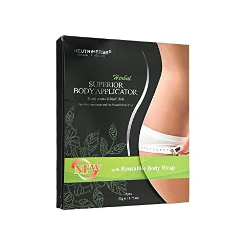 Neutriherbs Body Applicator with Wrap, Effective Nature Formula to Shape, Tone, Firm Body, Works for Belly, Stomach,Legs,Arms,Buttocks (5pcs) Cover