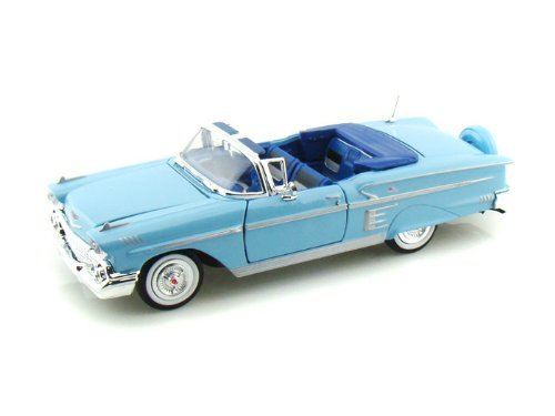 Chevrolet 1958 Chevy Impala Convertible 124 Blue