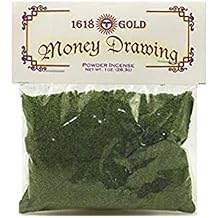 AzureGreen IPGMOND 1 oz 1618 Gold Money Drawing Powder Incense