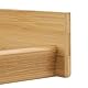 Relaxdays Dokumentenablage Holz, DIN A4 Papierfach, Büro, Schreibtisch, flach, Briefablage Bambus, BxT: 25x33 cm, Natur