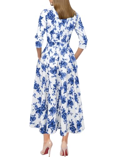 Image of Simple Flavor Women's Vintage Dress Sleeveless O-Neck Party Cocktail Dress