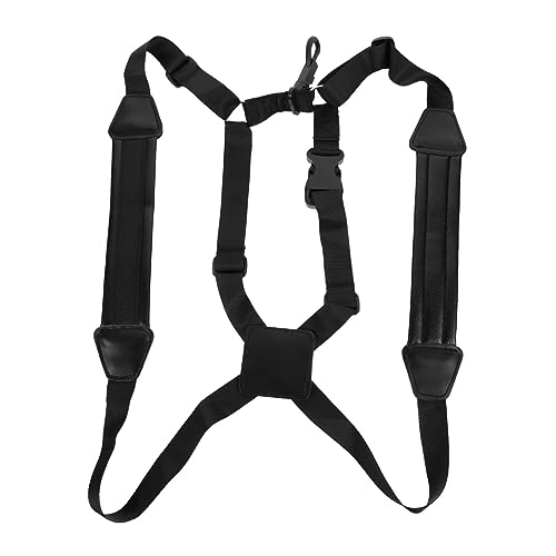 ULDIGI Sax Accessories Double Shoulder Strap Sax Harness Comfortable Saxophone Strap for Neck and Back Pain Relief