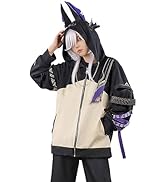 KIRA KIRA Game Genshin Impact Cosplay Pullover Hoodie with Ears Tighnari Sweatshirts for Women Me...