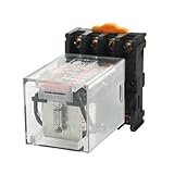 Uxcell a14011500ux0361 MK2P-I DPDT Power Relay with Plug-in Terminal Socket, AC 110V Coil, 8 Pin