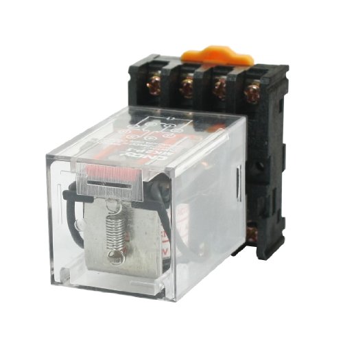 Uxcell a14011500ux0361 MK2P-I DPDT Power Relay with Plug-in Terminal Socket, AC 110V Coil, 8 Pin