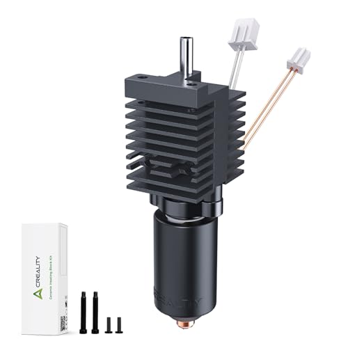 Creality K2 Hotend, Original Ceramic Heating Block Set, 3D Printer Accessory Unicorn Quick-swap Nozzle Kit, 300°C High T