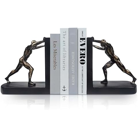LIFFY Man Decorative Book Ends Cover