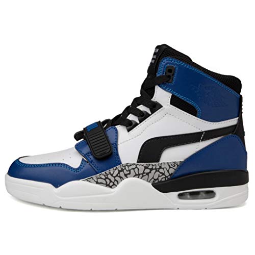 Zapatillas de Deporte con amortiguación de Aire de Moda para Hombres Zapatillas de Baloncesto de Color Mixto con Cordones para Correr Zapatillas de Deporte Antideslizantes