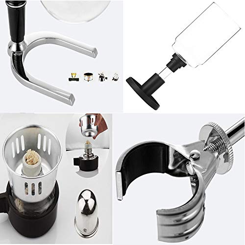 Syphon Coffee Maker Japanese Style Vacuum Glass Siphon Pot Percolators 1-3 Cups Siphon Coffee Maker #TOP6