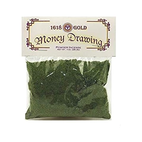 AzureGreen IPGMOND 1 oz 1618 Gold Money Drawing Powder Incense Cover