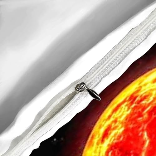 Parure Yin Yang Le Tai-Chi en microfibre lit simple avec taie coton