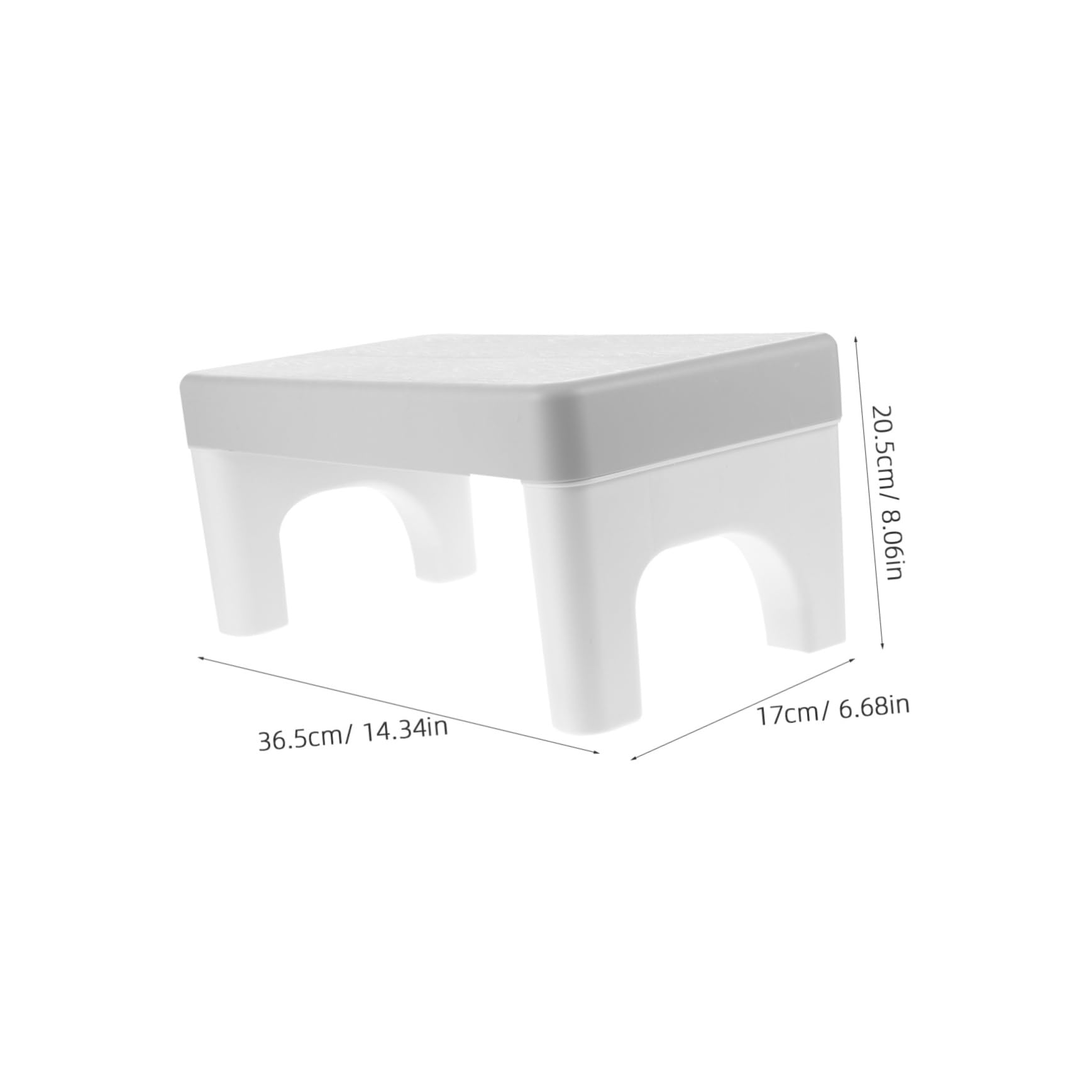 WOFASHPURET Squatting Footstool Toilet Foot Stool Anti-Slip Design Comfortable Step Stool