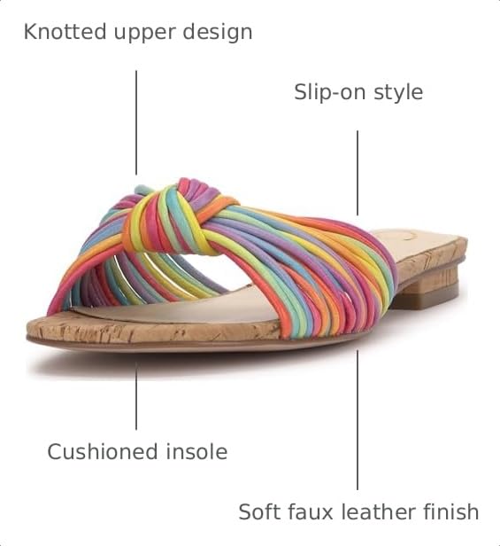 Image of Jessica Simpson Women's Dydra Knotted Flat Sandal