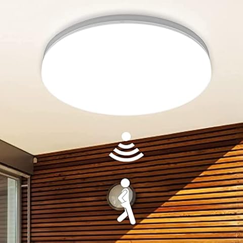 DODOPEN LED Luz de Techo con Sensor de Movimiento Cover