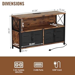 Awqmretrosideboardbuffetcabinetwithpoweroutletusbportindustrialwoodfarmhousecoffeebarcabinetwithstorageconsoletableforkitchendiningroomlivingroomhallwayorentrance Urban Country Home Decor Awqm retro sideboard buffet cabinet with power outlet usb port industrial wood farmhouse coffee bar cabinet with storage console table for kitchen dining room living room hallway or entrance urban country home decor