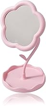 Vaisag house Flower Shaped Mirror Spa Party Makeup Mirror Sleepover Party Favor for Spa Sleepover Slumber Birthday