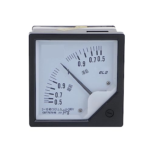 Compteur de facteur de puissance COS 6L2 analogique triphasé CA 110V pour panneau