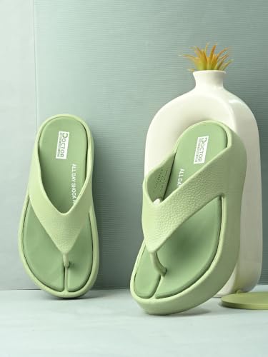 Image of DOCTOR HEALTH SUPER SOFT Women Soft Cushioned Flip Flops | Lightweight Comfort Slippers | Anti-Slip Casual Sandals for Indoor Outdoor Everyday Wear