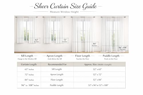 Image of THE LINEN COMPANY Cotton Linen Solid Eyelet Curtain for Window, Mustard, Linen Texture Fabric, Light Filtering Curtain Panel for Living Room & Bedroom, Window Curtain 4 Feet