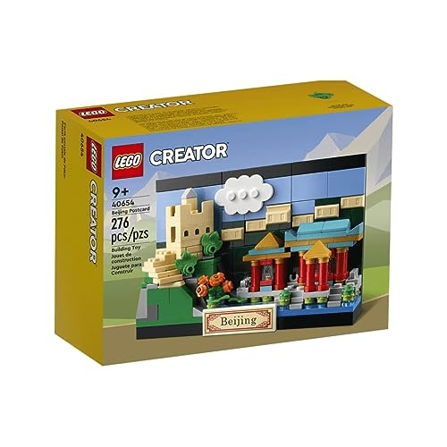 Lego Creator 40654 Carte Postale de Pékin 3D Diorama avec la Grande Mur et Le Palais d'été 276 pièces 9+