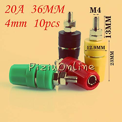 Buy Buyme 10Pcs Copper+Iron Terminal Yt217 Banana Jack 20A Grounding