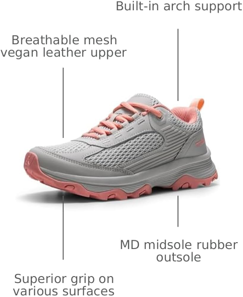 Amazon.com | NORTIV 8 Women's Hiking Shoes Lightweight Breathable