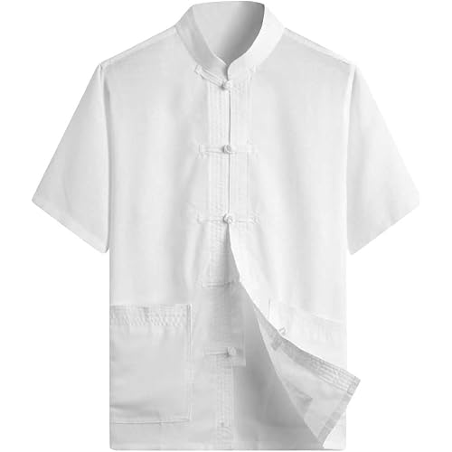 ZooBoo China Clothes Tang Shirt - Martial Arts Kung Fu Short Sleeve Shirt