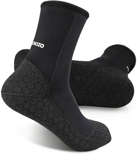 Wetsuit Socks, 3mm Thermal Neoprene Socks for Men Women