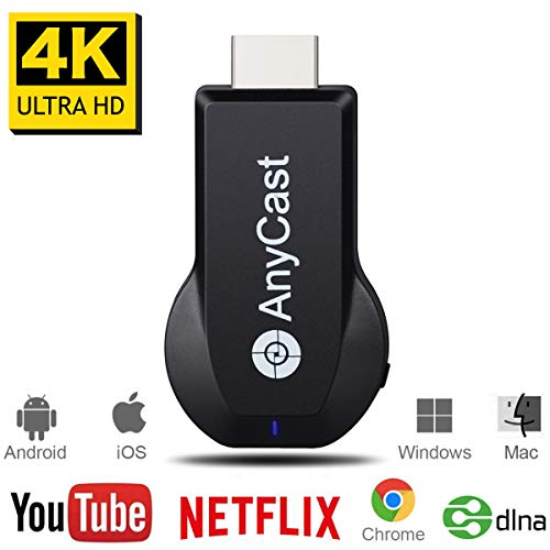 4K WiFi Display Dongle Wireless Display Receiver Wireless HDMI Dongle 2.4G for Smartphones