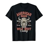 Rodéo américain Wild West Cowboy Cowgirl Bull Riders T-Shirt