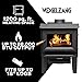 Vogelzang 1,200 Sq. Ft. Wood Stove - Legs