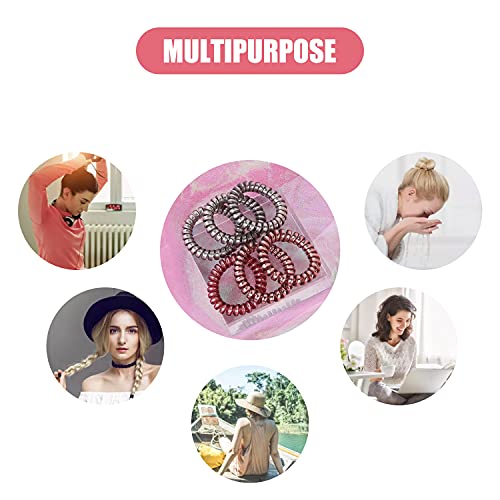 Elastici per Capelli Elastici Molla per Capelli a