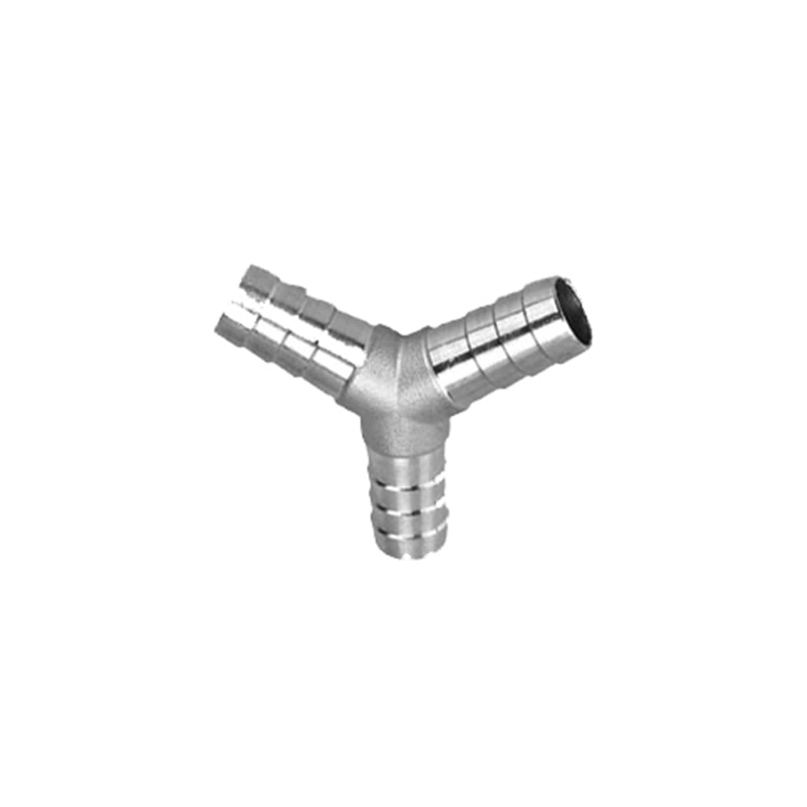 Tees de tubería, juntas roscadas, espiga for manguera acero inoxidable 304, conector ajuste rosca BSP, codo cruzado en T YL, varios tamaños(T-type,14mm)