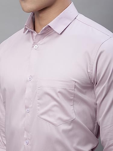 Image of Majestic Man Slim Fit Satin Cotton Formal Shirt for Men
