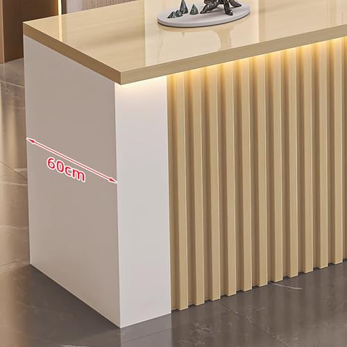 Elegante scrivania moderna a forma di L con cassetto chiudibile a chiave, elegante tavolo da ufficio per ingresso, soluzione di archiviazione per negozi e mobili per aziende