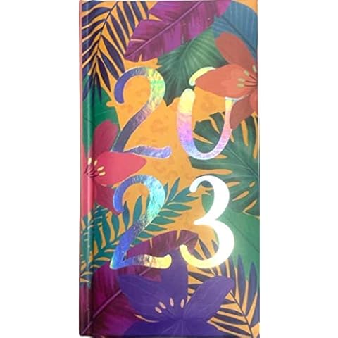 PaulStore 2023 Diary Slim Week to View Fashion Holographic Animated With Colourful Design (2023) Cover